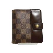 Pre-owned Canvas wallets Louis Vuitton Vintage , Brown , Dames