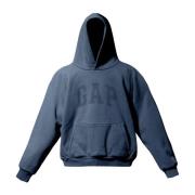 Yeezy Gap Dark Blue Hoodie Limited Edition Balenciaga , Blue , Heren