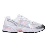 Beperkte Oplage Wit Zilver Roze Sneakers New Balance , Multicolor , He...