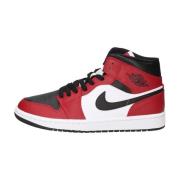 Iconische Leren Sneakers Nike , Red , Heren