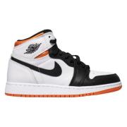 Retro Electro Orange High Top Sneakers Nike , White , Dames