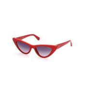 Rode Resin Zonnebril voor Vrouwen Guess , Red , Dames