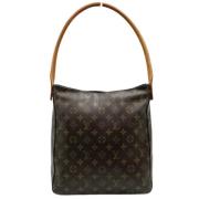 Pre-owned Canvas shoulder-bags Louis Vuitton Vintage , Brown , Dames