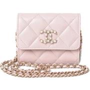 Pre-owned Fabric chanel-bags Chanel Vintage , Pink , Dames