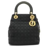 Pre-owned Leather dior-bags Dior Vintage , Black , Dames