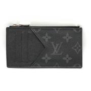 Pre-owned Canvas wallets Louis Vuitton Vintage , Black , Dames