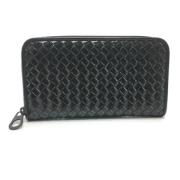 Pre-owned Leather wallets Bottega Veneta Vintage , Black , Unisex