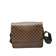 Pre-owned Fabric louis-vuitton-bags Louis Vuitton Vintage , Brown , Da...