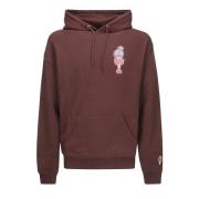 Hoodie met Print en Logo Icecream , Brown , Heren