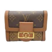 Pre-owned Canvas wallets Louis Vuitton Vintage , Brown , Dames