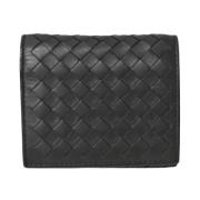 Pre-owned Leather wallets Bottega Veneta Vintage , Black , Heren