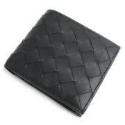 Pre-owned Leather wallets Bottega Veneta Vintage , Black , Heren