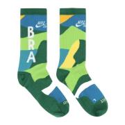 Limited Edition Parra Brazil Federation Kit Sokken Nike , Multicolor ,...