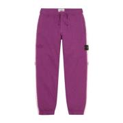 Paarse Streep Sweatpant Beperkte Oplage Stone Island , Purple , Heren