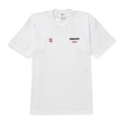 Beperkte oplage Ducati Logo Tee Supreme , White , Heren