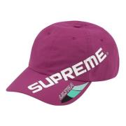 Donker Magenta 6-Panel Limited Edition Hoed Supreme , Pink , Unisex