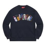 Beperkte oplage Crewneck Fleece Navy Supreme , Blue , Heren