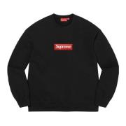 Beperkte oplage Crewneck Zwart Fw22 Supreme , Black , Heren