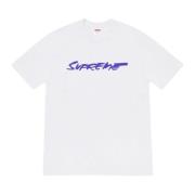 Beperkte oplage Futura Logo Tee Grijs Supreme , White , Heren