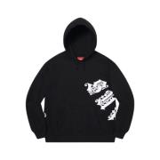 Beperkte Oplage Old English Wrap Hoodie Supreme , Black , Heren