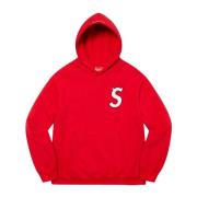 Beperkte Editie Logo Hoodie Rood Supreme , Red , Heren