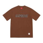 Beperkte Oplage Botten Korte Mouw Top Supreme , Brown , Heren