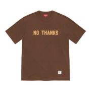 Exclusieve No Thanks Bruin T-shirt Supreme , Brown , Heren