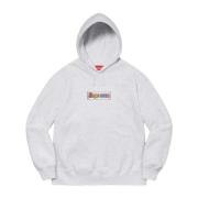 Limited Edition Bling Box Logo Hoodie Supreme , Gray , Heren