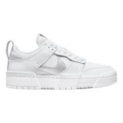 Beperkte Oplage Wit Zilver Dunk Low Disrupt Nike , White , Dames