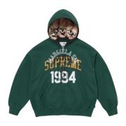 Beperkte oplage Donkergroene Zip Up Hoodie Supreme , Green , Heren