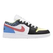 Beperkte Oplage Kinderkunst Air Jordan 1 Low Nike , Multicolor , Dames