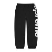 Exclusieve Spellout Track Pant Zwart Supreme , Black , Heren