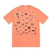 Klassieke Katoenen Grafische Tee Perzik Supreme , Orange , Heren