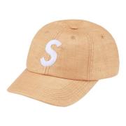 Raffia S Logo 6-Panel Hat Supreme , Beige , Unisex