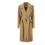 Veleno Coat - Stijlvolle buitenkleding voor vrouwen Sportmax , Brown ,...