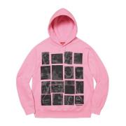 Roze Grid Hoodie Limited Edition Supreme , Pink , Heren