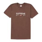 Vintage Bruin Tee 1994 Klassiek Katoen Supreme , Brown , Heren