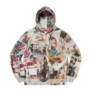 Patchwork Wall Hoodie Limited Edition Supreme , Multicolor , Heren