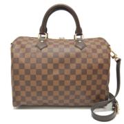 Pre-owned Fabric handbags Louis Vuitton Vintage , Brown , Dames