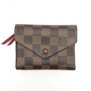 Pre-owned Canvas wallets Louis Vuitton Vintage , Brown , Dames