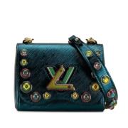 Pre-owned Fabric louis-vuitton-bags Louis Vuitton Vintage , Green , Da...