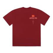 Beperkte Oplage Apple Pie T-shirt Rood Travis Scott , Red , Heren