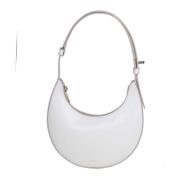 Marshmallow Mini Leren Hobo Schoudertas Furla , White , Dames