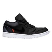 Limited Edition Air Jordan 1 Laag PSG Nike , Black , Heren