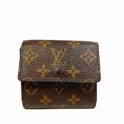 Pre-owned Canvas wallets Louis Vuitton Vintage , Brown , Unisex