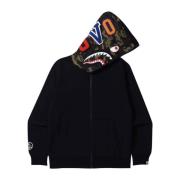 Beperkte Editie Camo Omkeerbare Hoodie Zwart A Bathing APE , Black , H...