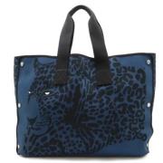 Pre-owned Canvas handbags Hermès Vintage , Blue , Dames