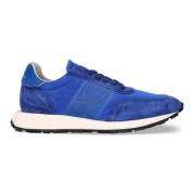 Vintage Running Sneakers Lichtblauw Philippe Model , Blue , Heren