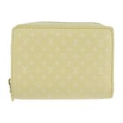 Pre-owned Canvas wallets Louis Vuitton Vintage , Beige , Dames