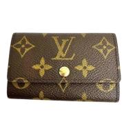 Pre-owned Canvas wallets Louis Vuitton Vintage , Brown , Dames